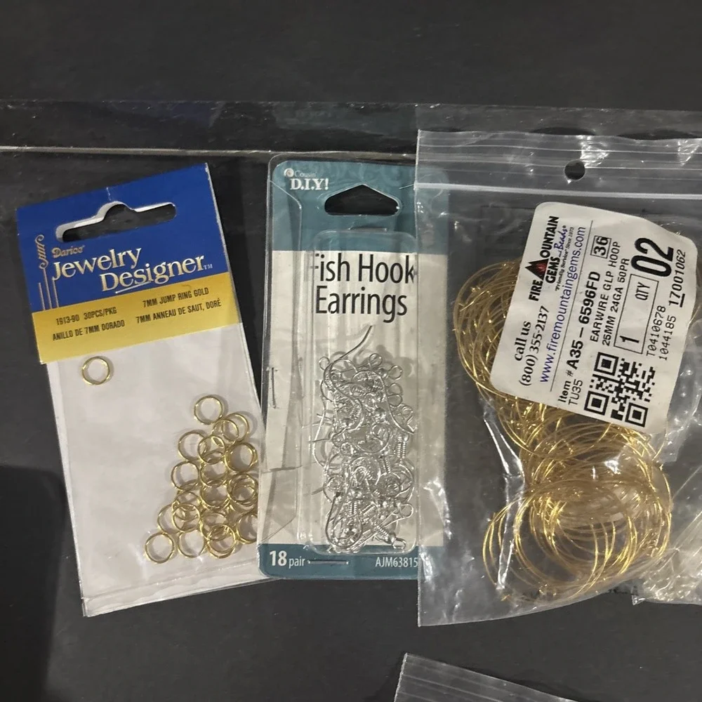 HUGE Mixed Lot Beads & Jewelry Making Supplies